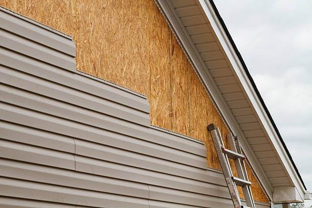 Professional Siding Inspection technician working in Woburn, MA